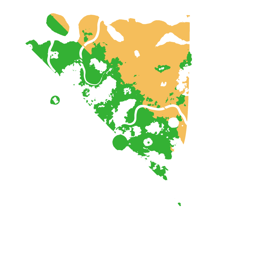 Biome Rust Map: Procedural Map, Size: 4500, Seed: 218770724