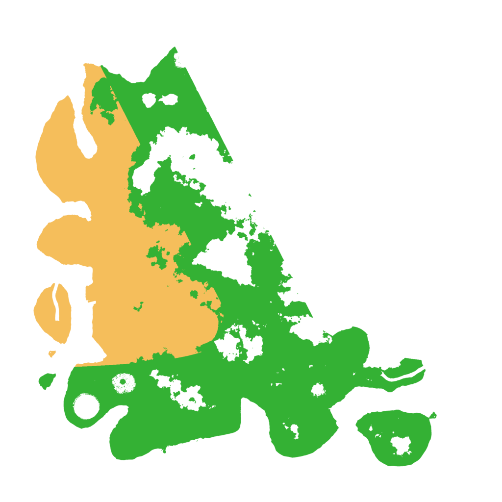 Biome Rust Map: Procedural Map, Size: 3500, Seed: 393026877