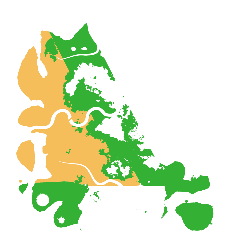 Biome Rust Map: Procedural Map, Size: 3500, Seed: 393026877