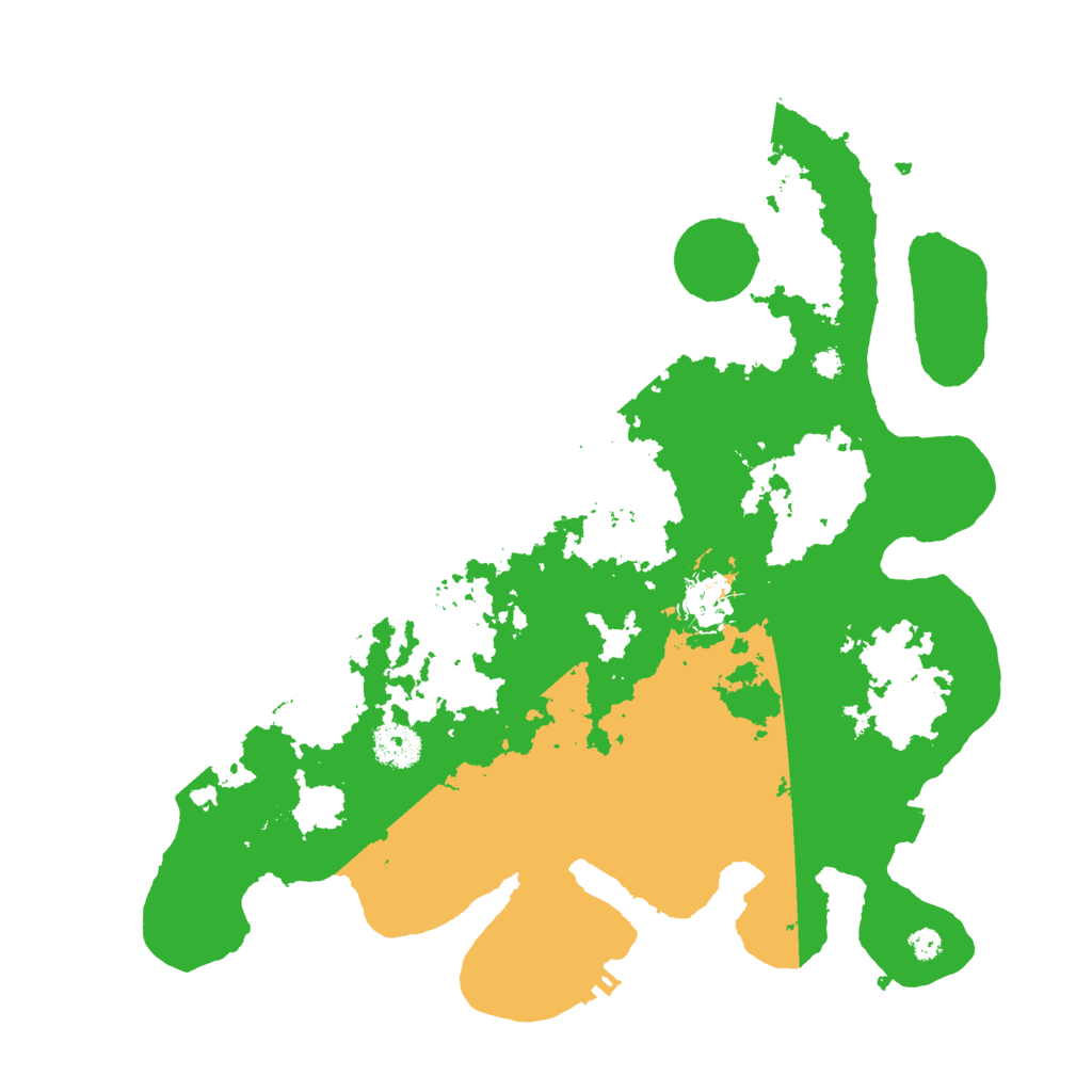 Biome Rust Map: Procedural Map, Size: 3500, Seed: 481980238
