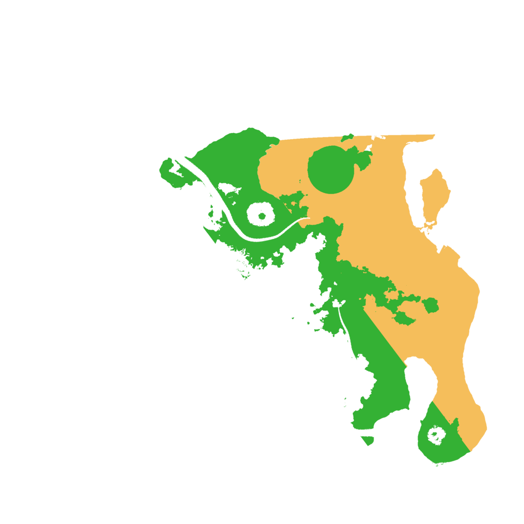 Biome Rust Map: Procedural Map, Size: 3000, Seed: 60688626