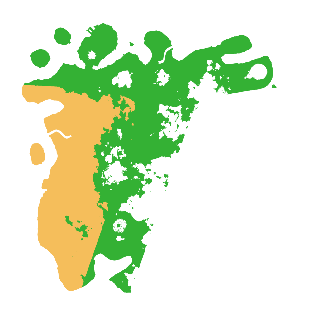 Biome Rust Map: Procedural Map, Size: 3550, Seed: 36921483