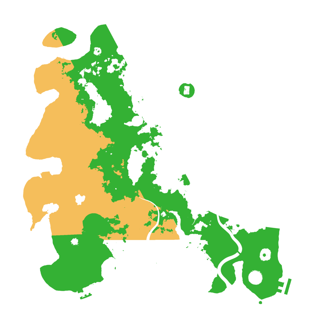 Biome Rust Map: Procedural Map, Size: 4000, Seed: 564693832