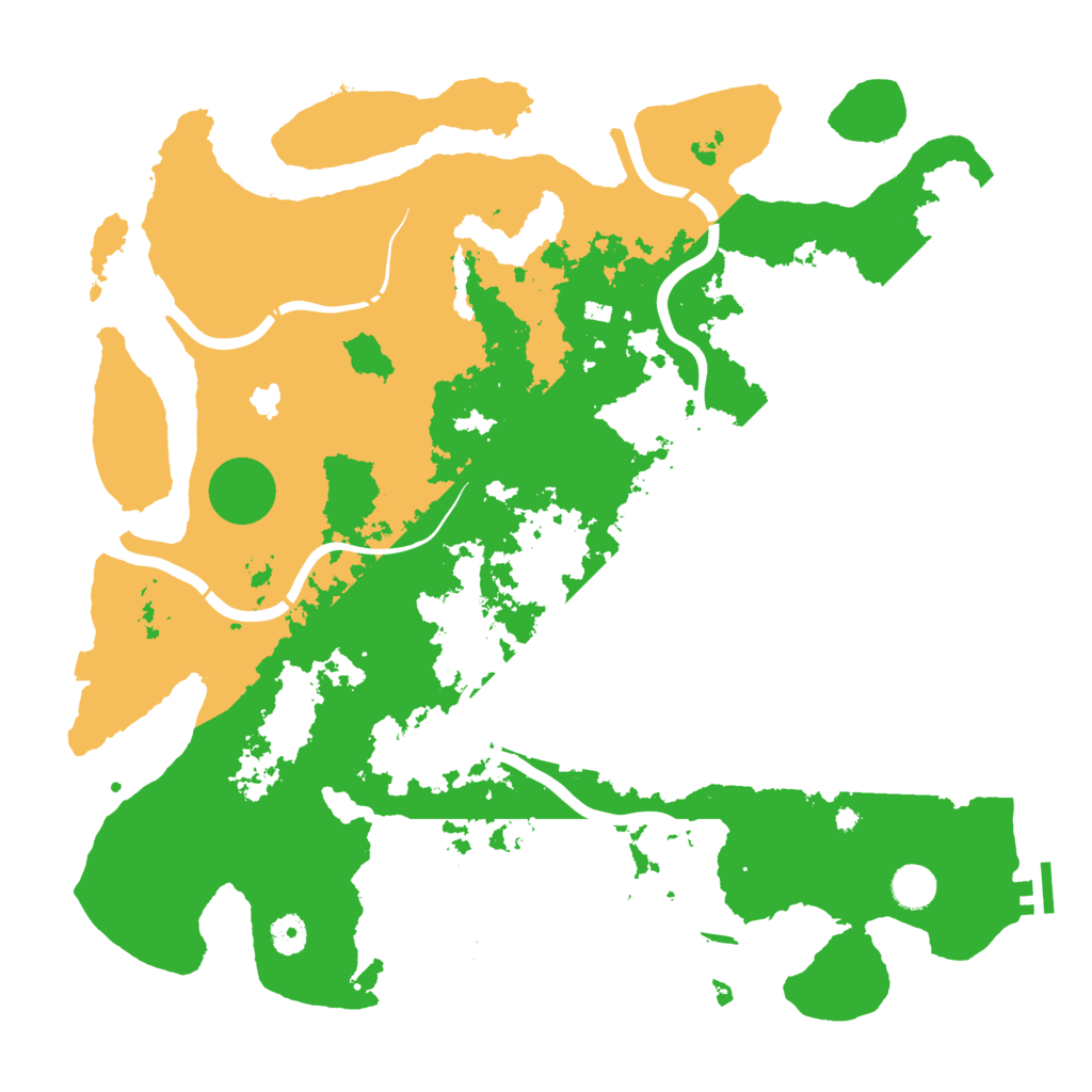 Biome Rust Map: Procedural Map, Size: 4300, Seed: 94443541