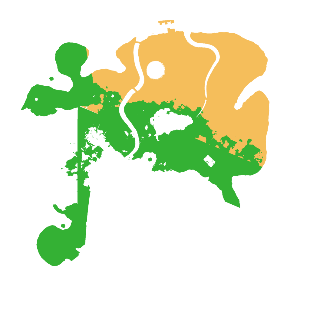 Biome Rust Map: Procedural Map, Size: 3000, Seed: 2458029