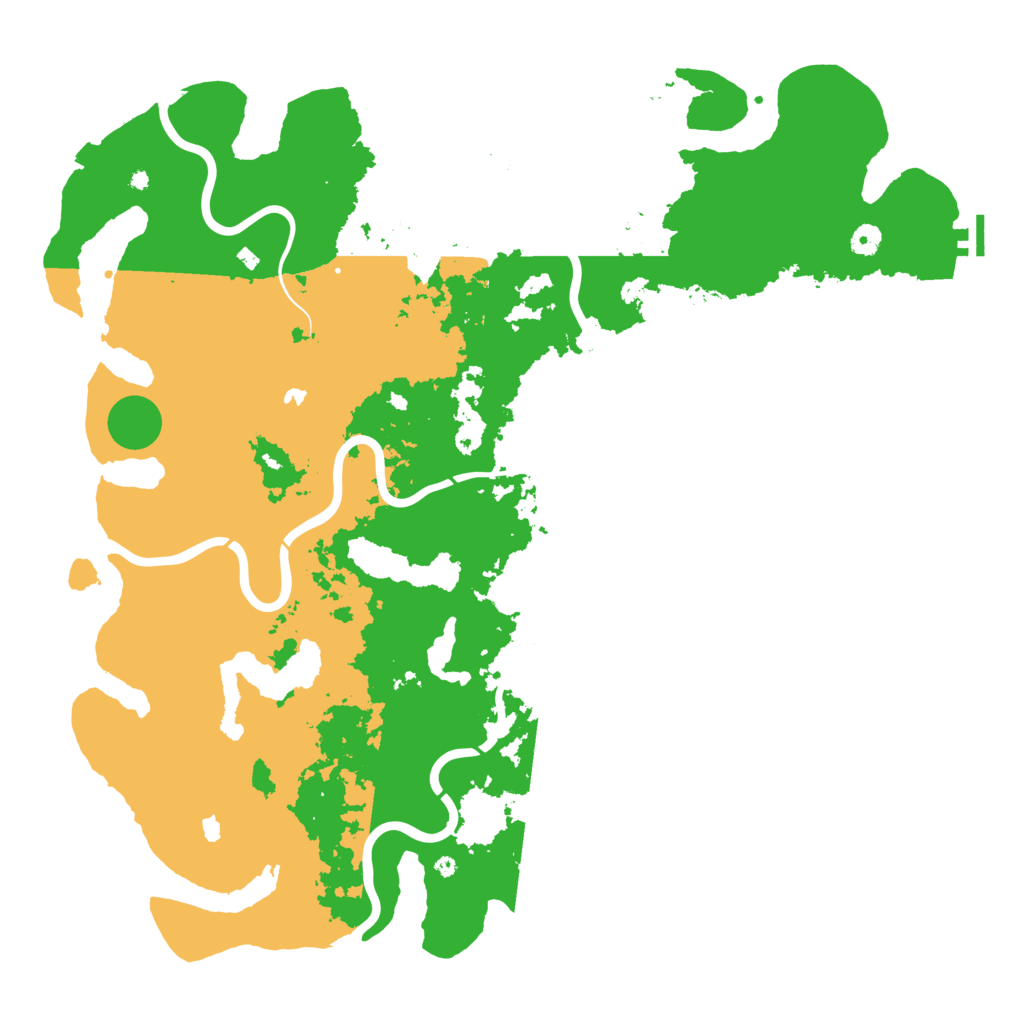 Biome Rust Map: Procedural Map, Size: 5000, Seed: 1708280402