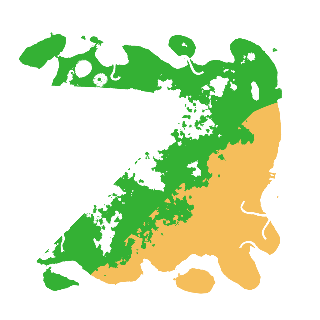 Biome Rust Map: Procedural Map, Size: 3600, Seed: 8008135