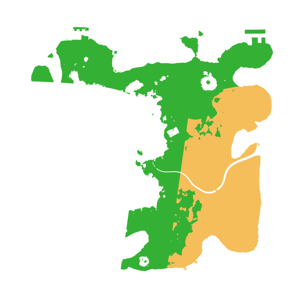 Biome Rust Map: Procedural Map, Size: 3000, Seed: 1464525221