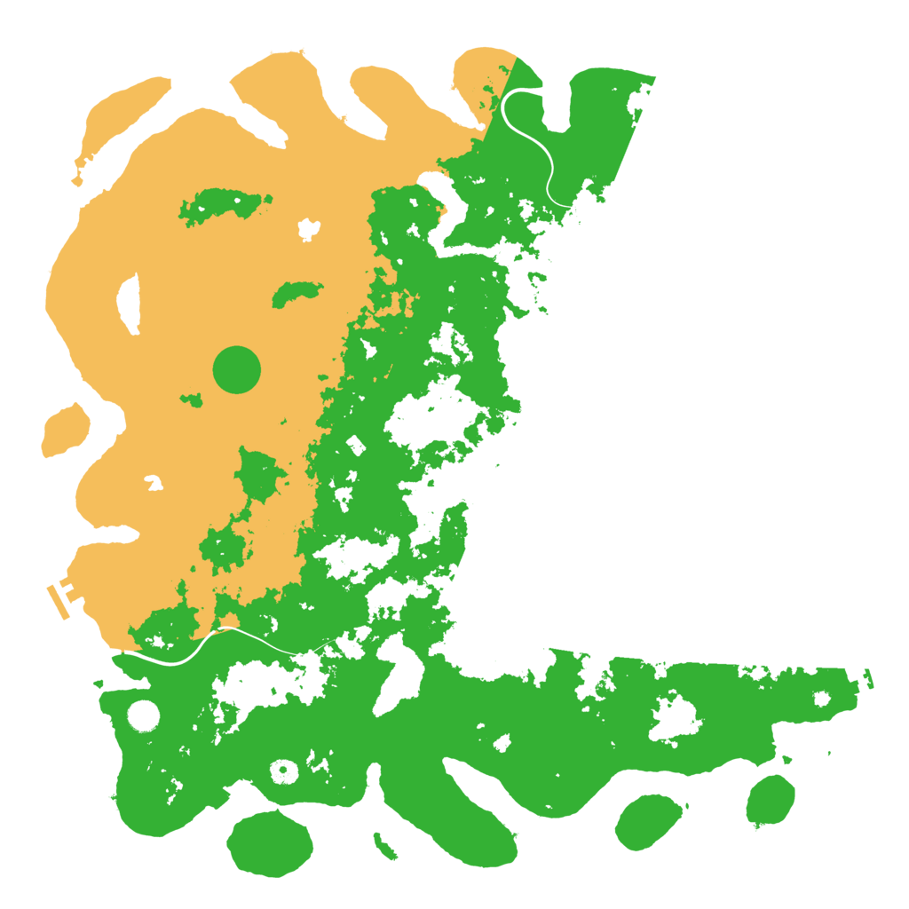 Biome Rust Map: Procedural Map, Size: 5000, Seed: 298382