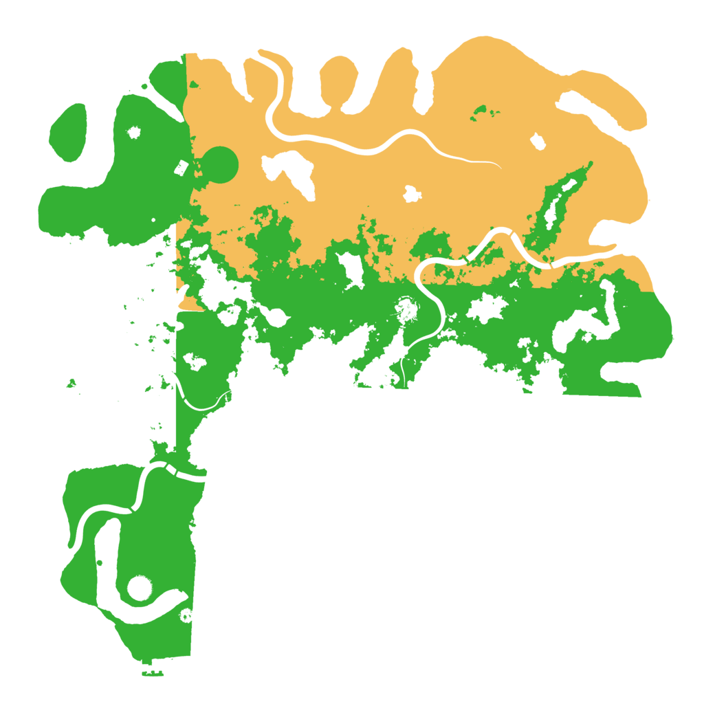 Biome Rust Map: Procedural Map, Size: 5000, Seed: 971894603