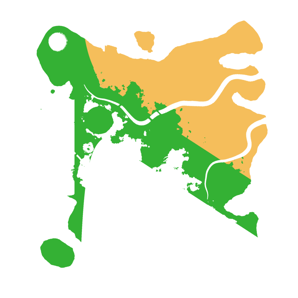 Biome Rust Map: Procedural Map, Size: 2869, Seed: 2200