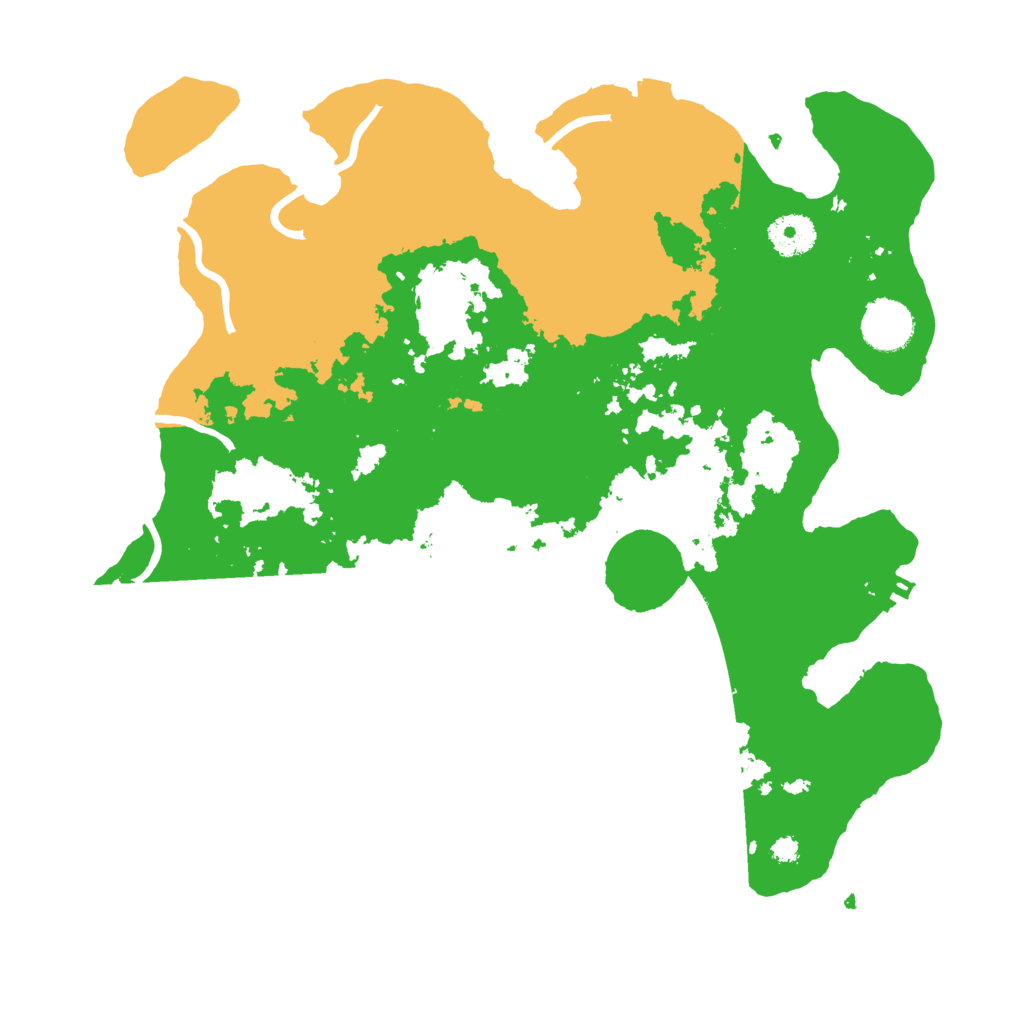 Biome Rust Map: Procedural Map, Size: 3500, Seed: 116290295