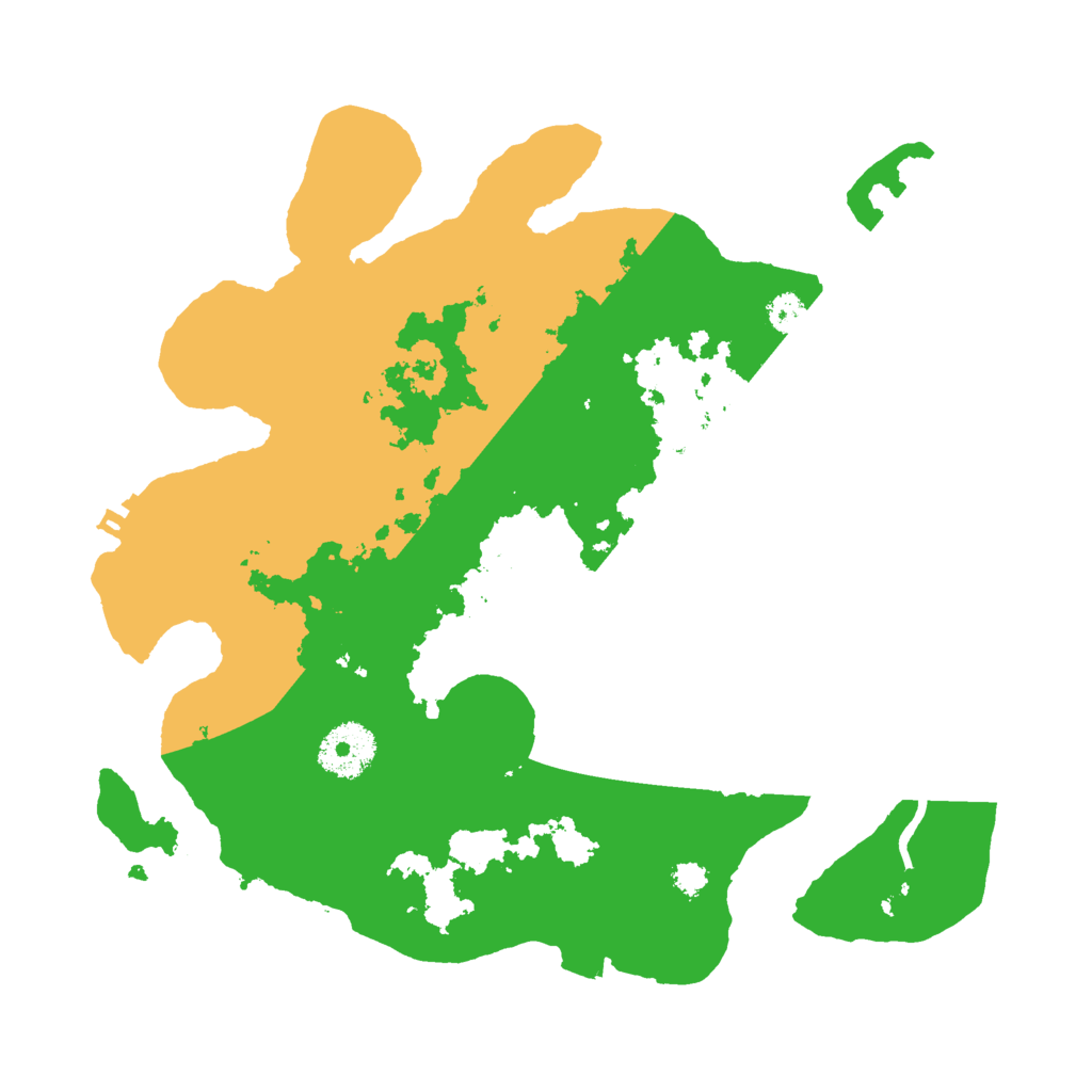 Biome Rust Map: Procedural Map, Size: 3000, Seed: 25352
