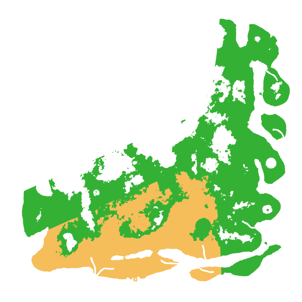 Biome Rust Map: Procedural Map, Size: 5000, Seed: 81392