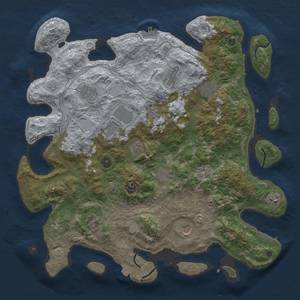 Thumbnail Rust Map: Procedural Map, Size: 4250, Seed: 1109887202, 19 Monuments