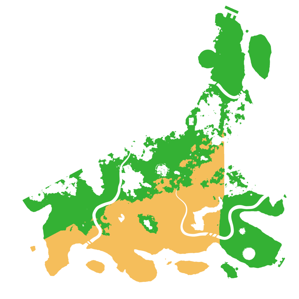 Biome Rust Map: Procedural Map, Size: 4250, Seed: 1109887202