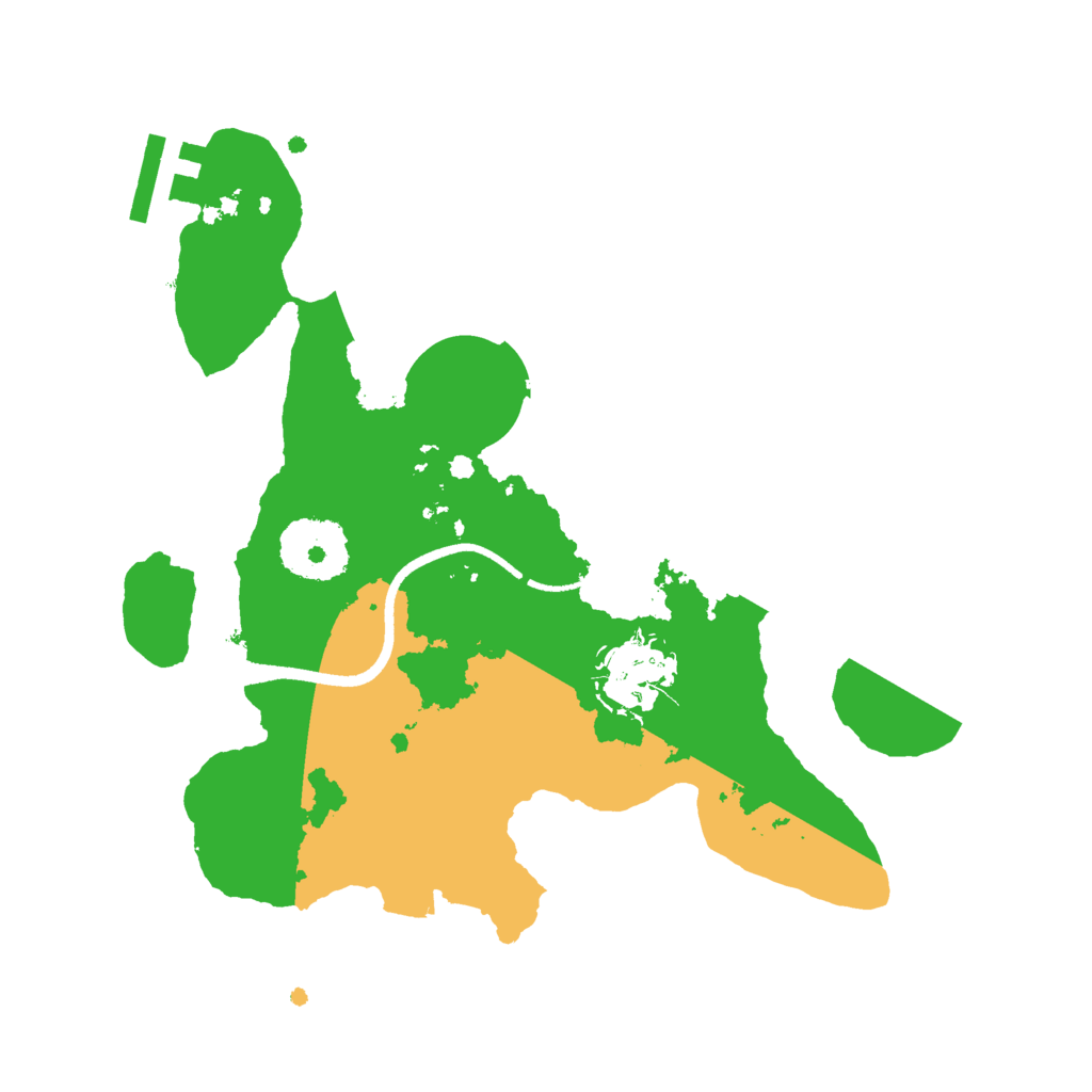 Biome Rust Map: Procedural Map, Size: 2500, Seed: 811067232