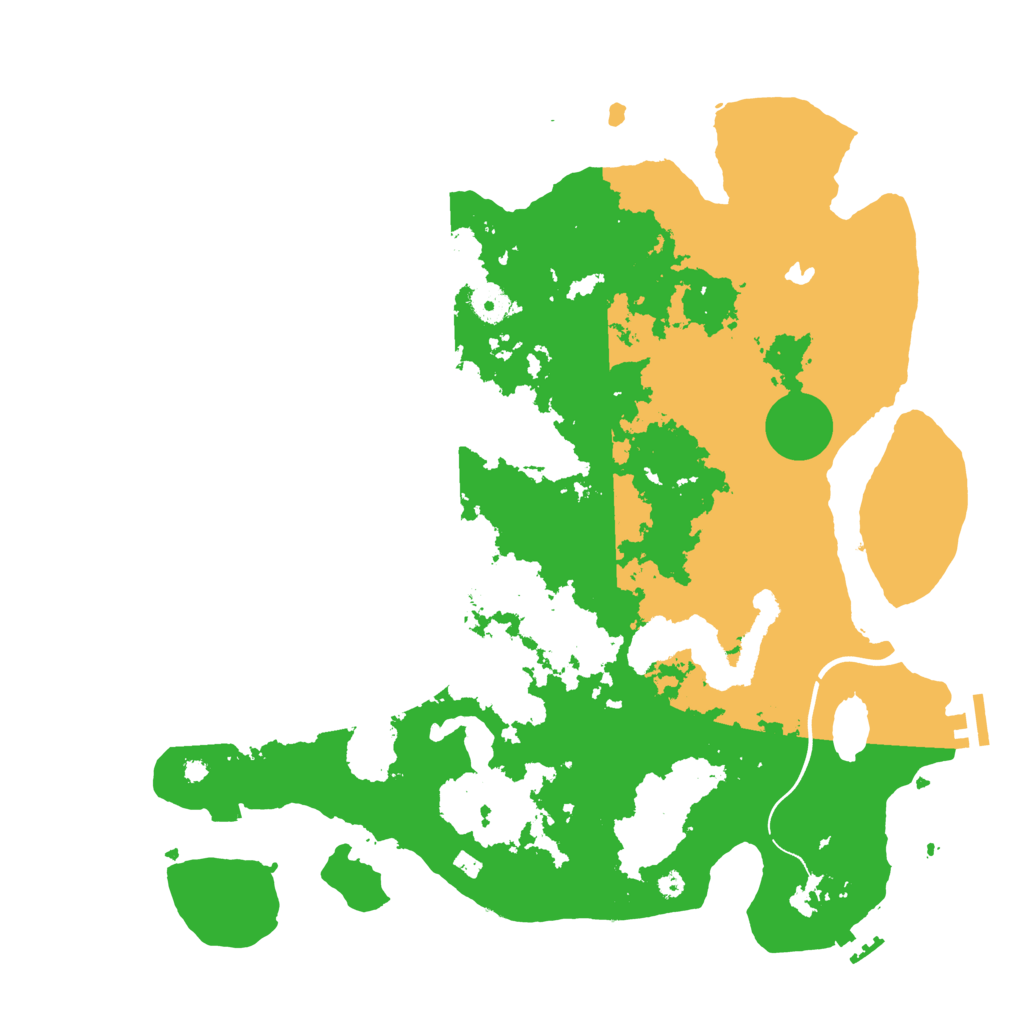 Biome Rust Map: Procedural Map, Size: 4000, Seed: 280761