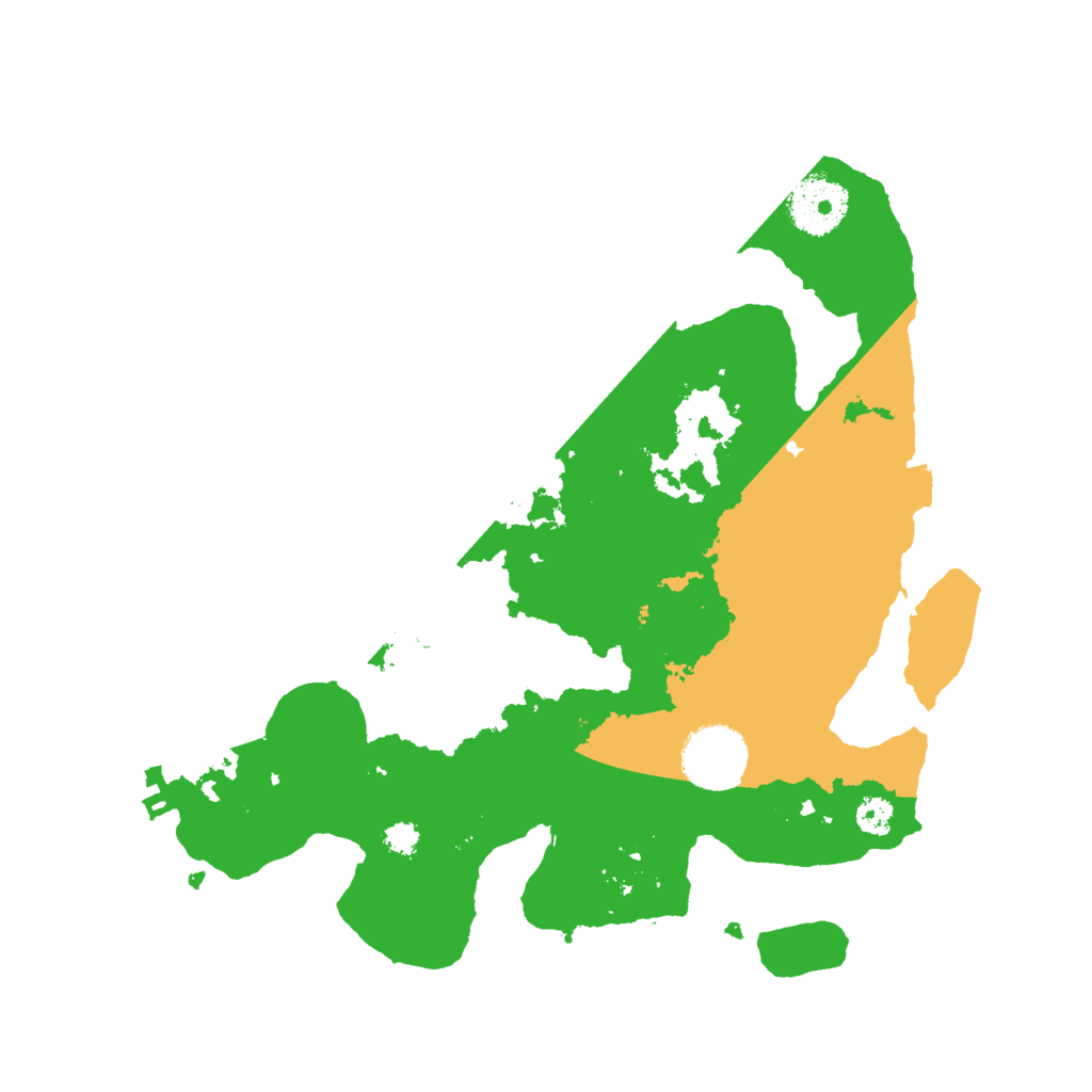 Biome Rust Map: Procedural Map, Size: 3000, Seed: 2990