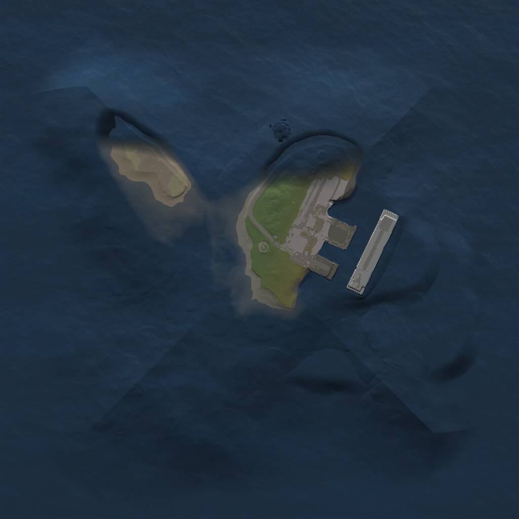 Rust Map: Procedural Map, Size: 1200, Seed: 74812279, 2 Monuments