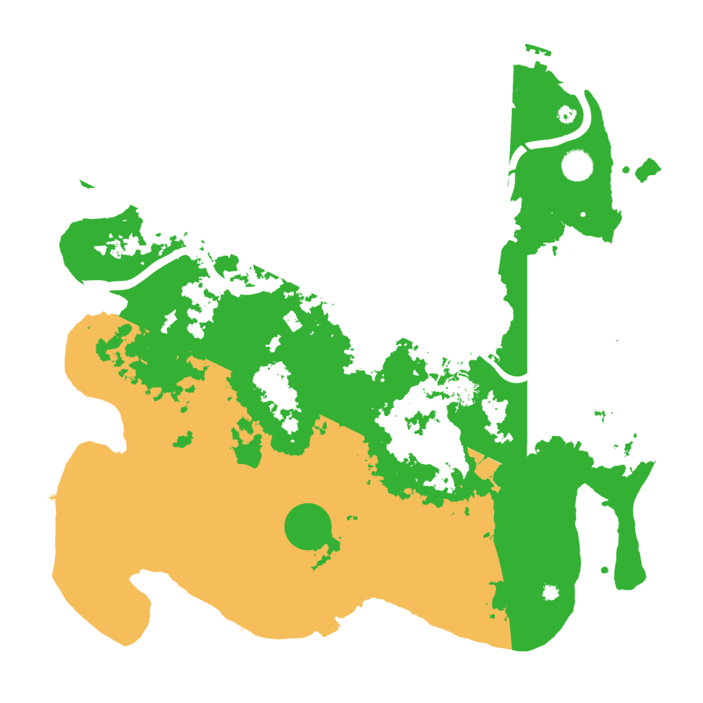 Biome Rust Map: Procedural Map, Size: 3950, Seed: 86555275