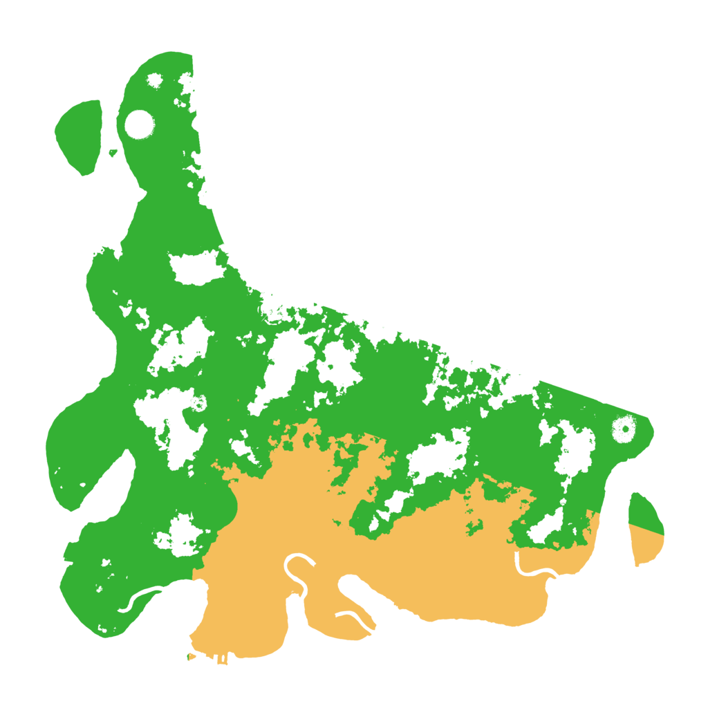 Biome Rust Map: Procedural Map, Size: 4250, Seed: 76229290