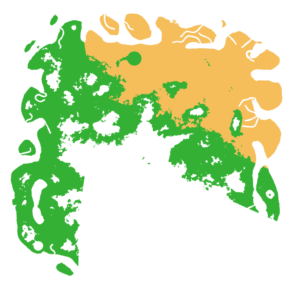 Biome Rust Map: Procedural Map, Size: 5500, Seed: 55738