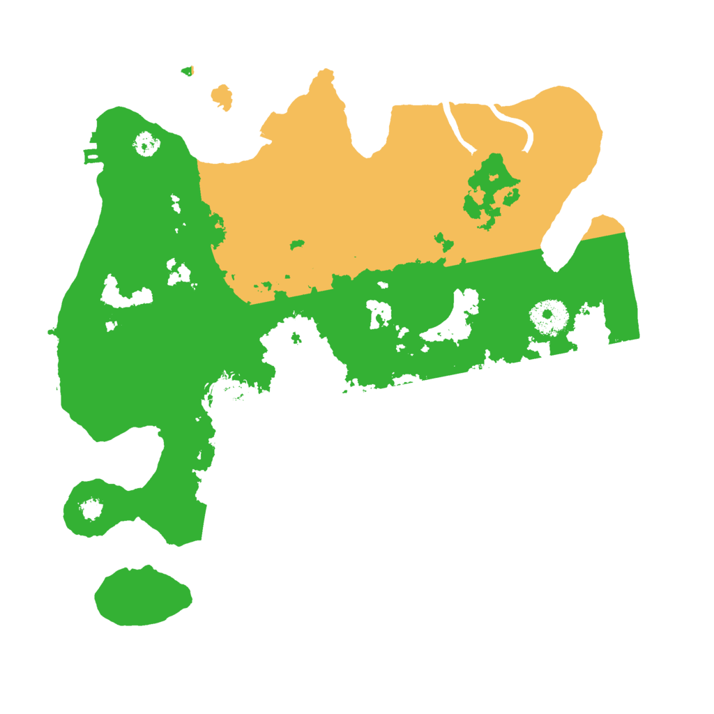 Biome Rust Map: Procedural Map, Size: 3000, Seed: 18595