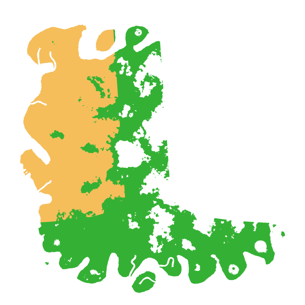 Biome Rust Map: Procedural Map, Size: 4500, Seed: 66746686