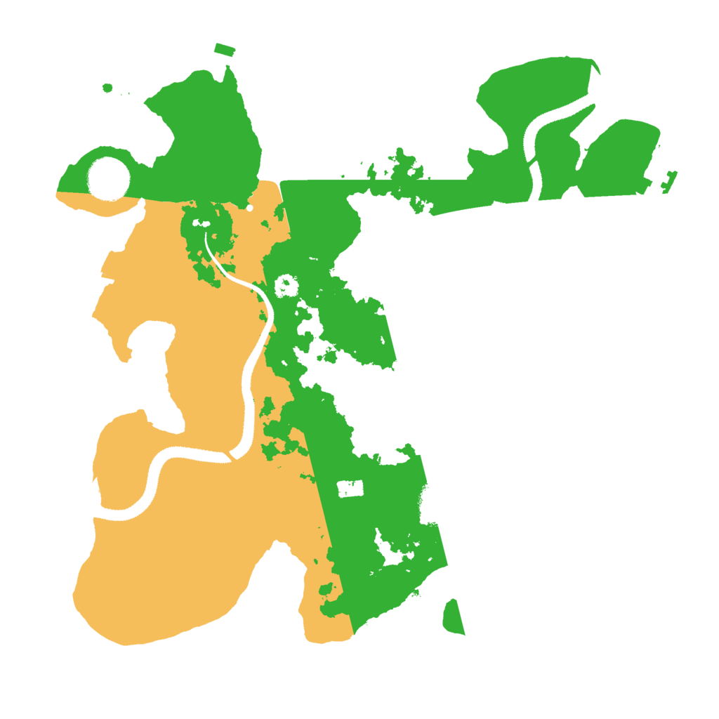 Biome Rust Map: Procedural Map, Size: 3000, Seed: 28315
