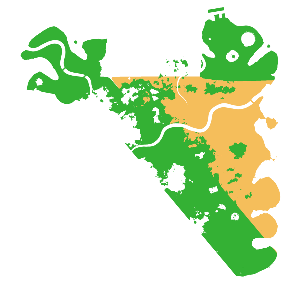 Biome Rust Map: Procedural Map, Size: 3850, Seed: 82546032