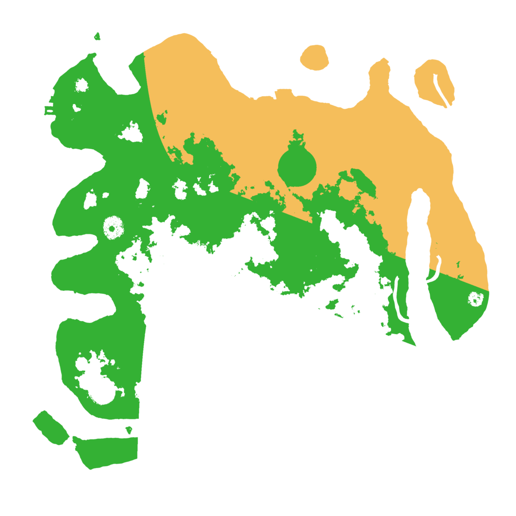 Biome Rust Map: Procedural Map, Size: 3550, Seed: 95569911