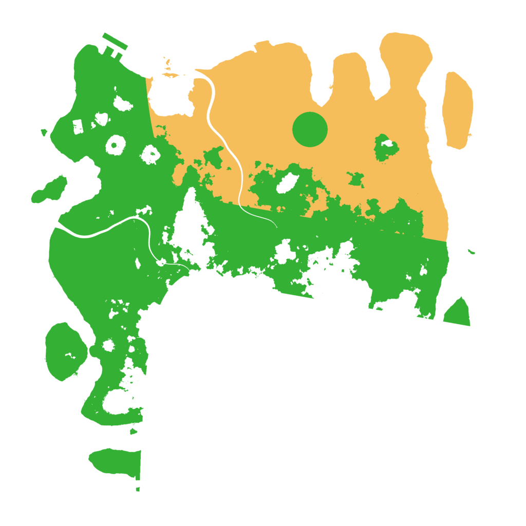 Biome Rust Map: Procedural Map, Size: 3950, Seed: 16321511
