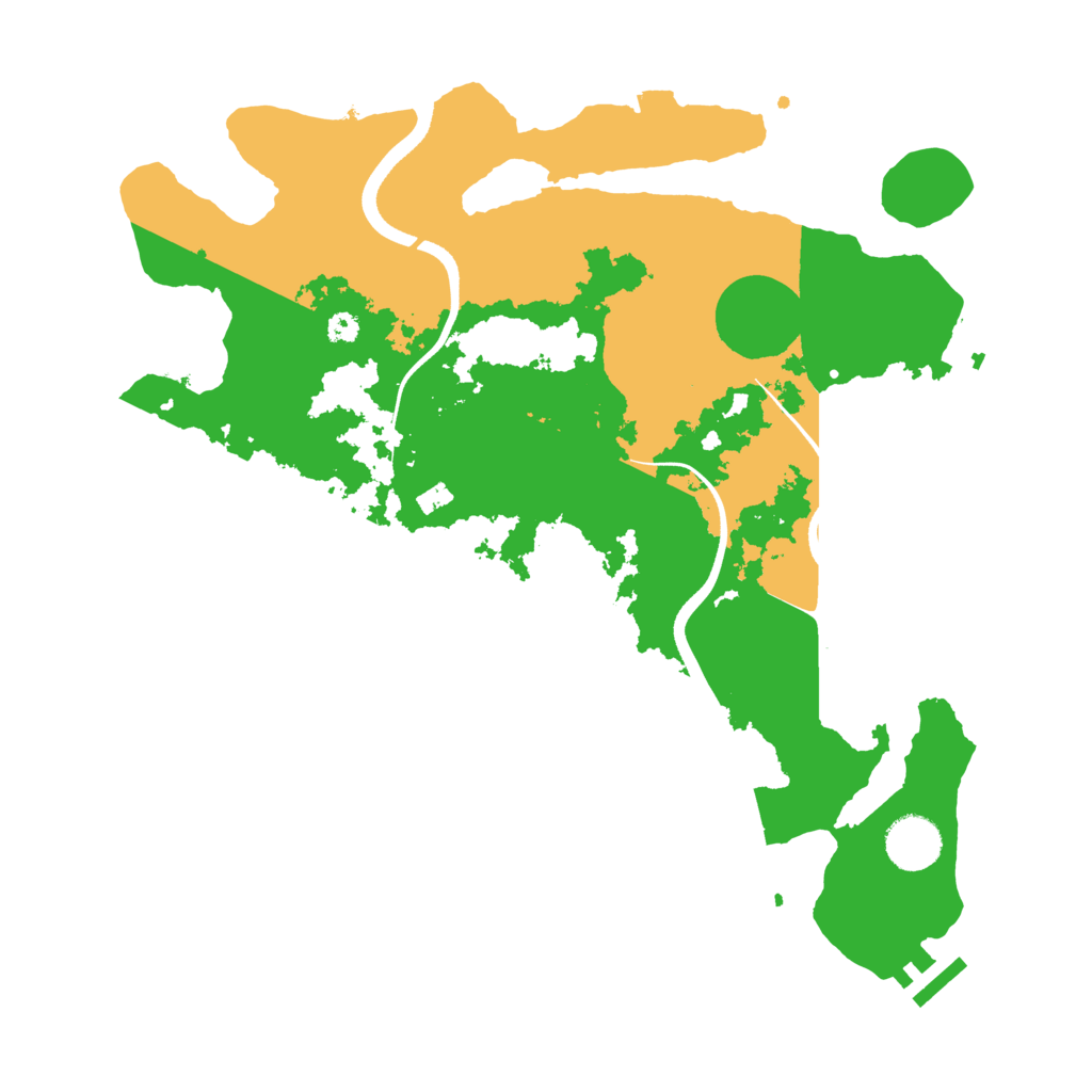 Biome Rust Map: Procedural Map, Size: 3500, Seed: 973521186