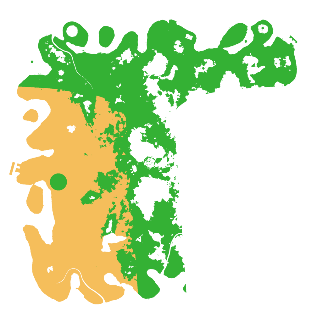 Biome Rust Map: Procedural Map, Size: 5000, Seed: 512195469