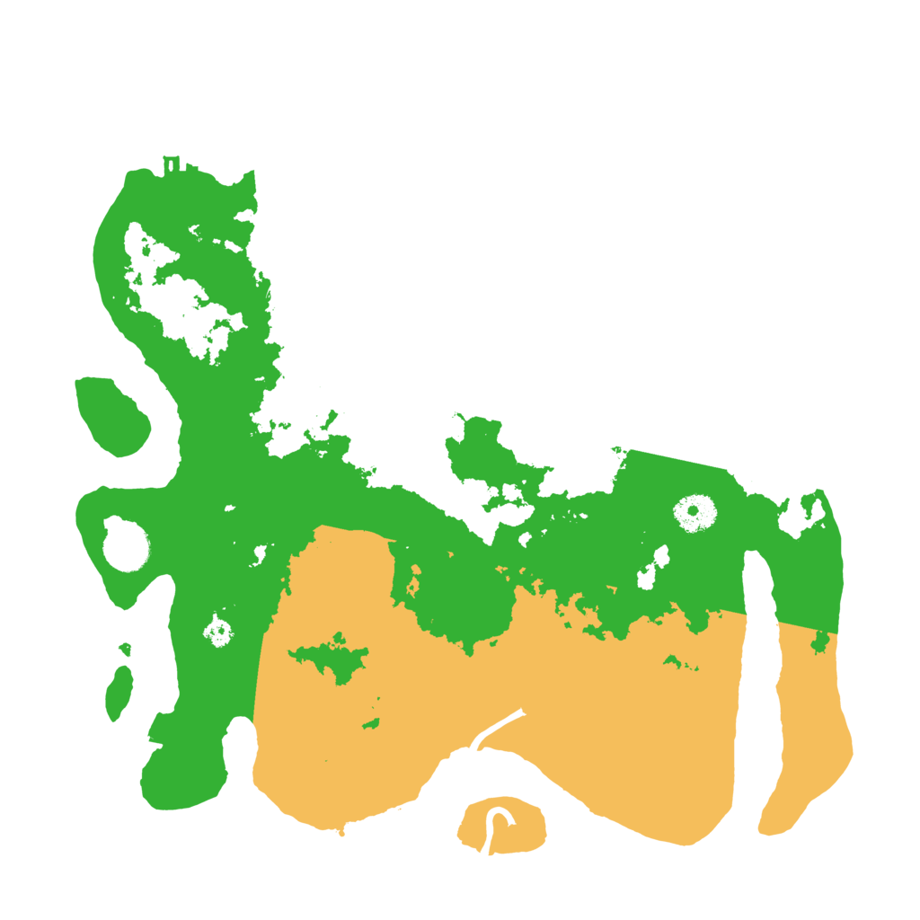 Biome Rust Map: Procedural Map, Size: 3500, Seed: 393909623