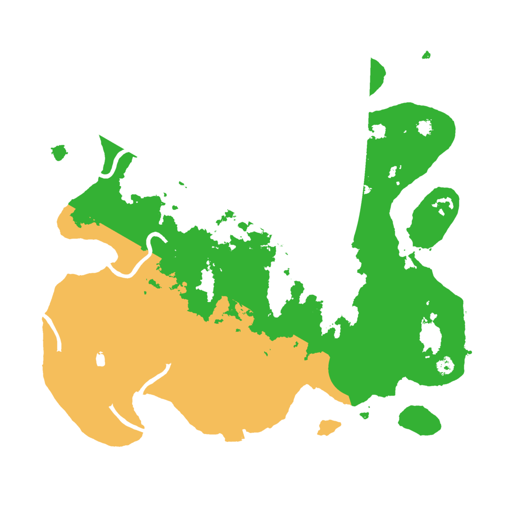 Biome Rust Map: Procedural Map, Size: 3000, Seed: 12574