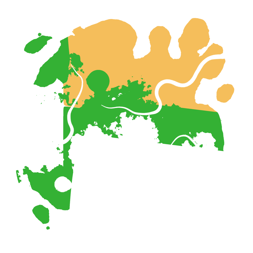 Biome Rust Map: Procedural Map, Size: 3000, Seed: 933573876