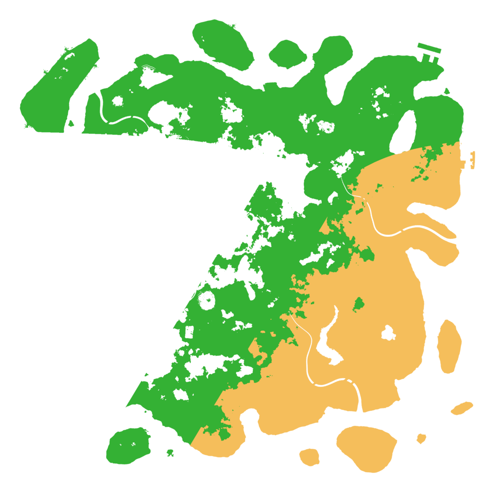 Biome Rust Map: Procedural Map, Size: 4250, Seed: 1402618243