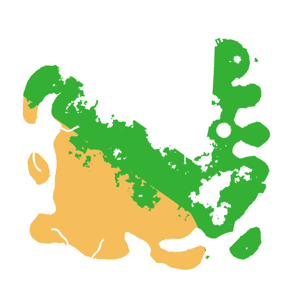 Biome Rust Map: Procedural Map, Size: 3500, Seed: 210823868