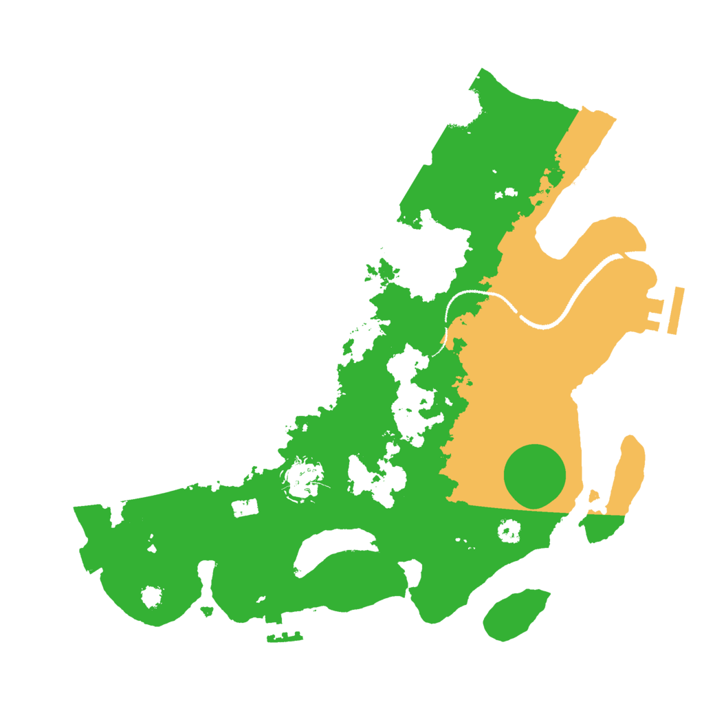 Biome Rust Map: Procedural Map, Size: 3000, Seed: 24836