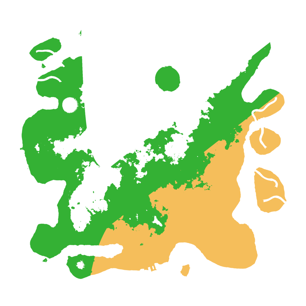 Biome Rust Map: Procedural Map, Size: 3500, Seed: 2018697130