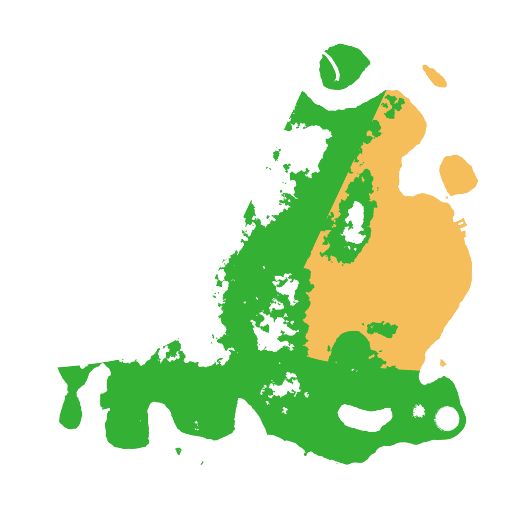Biome Rust Map: Procedural Map, Size: 3700, Seed: 1954