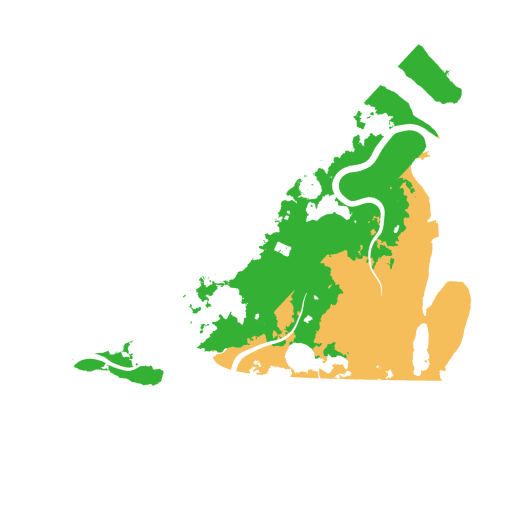 Biome Rust Map: Procedural Map, Size: 3500, Seed: 346735994
