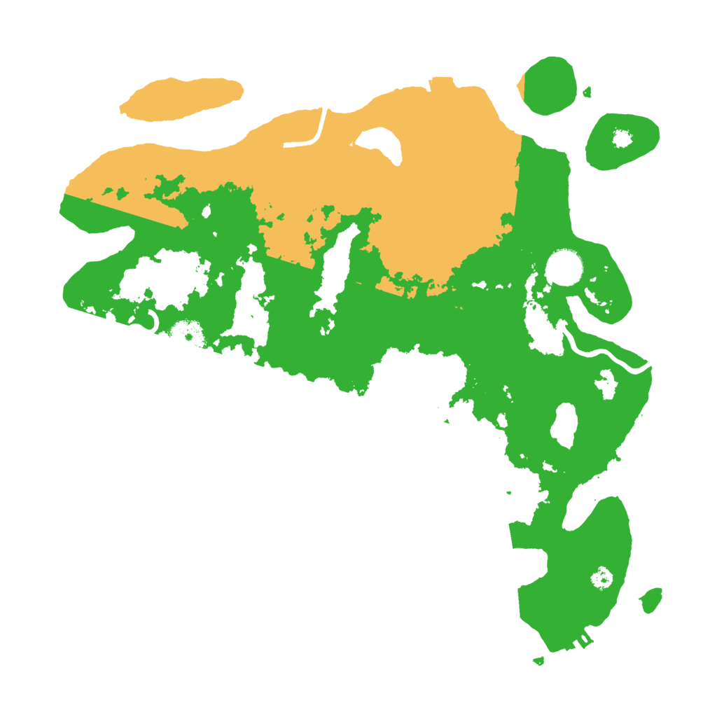 Biome Rust Map: Procedural Map, Size: 3450, Seed: 54509218