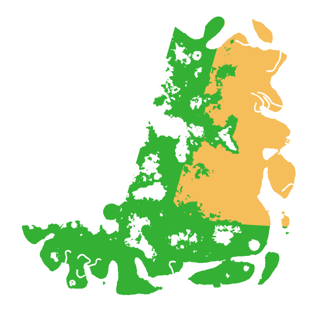 Biome Rust Map: Procedural Map, Size: 5000, Seed: 814720421