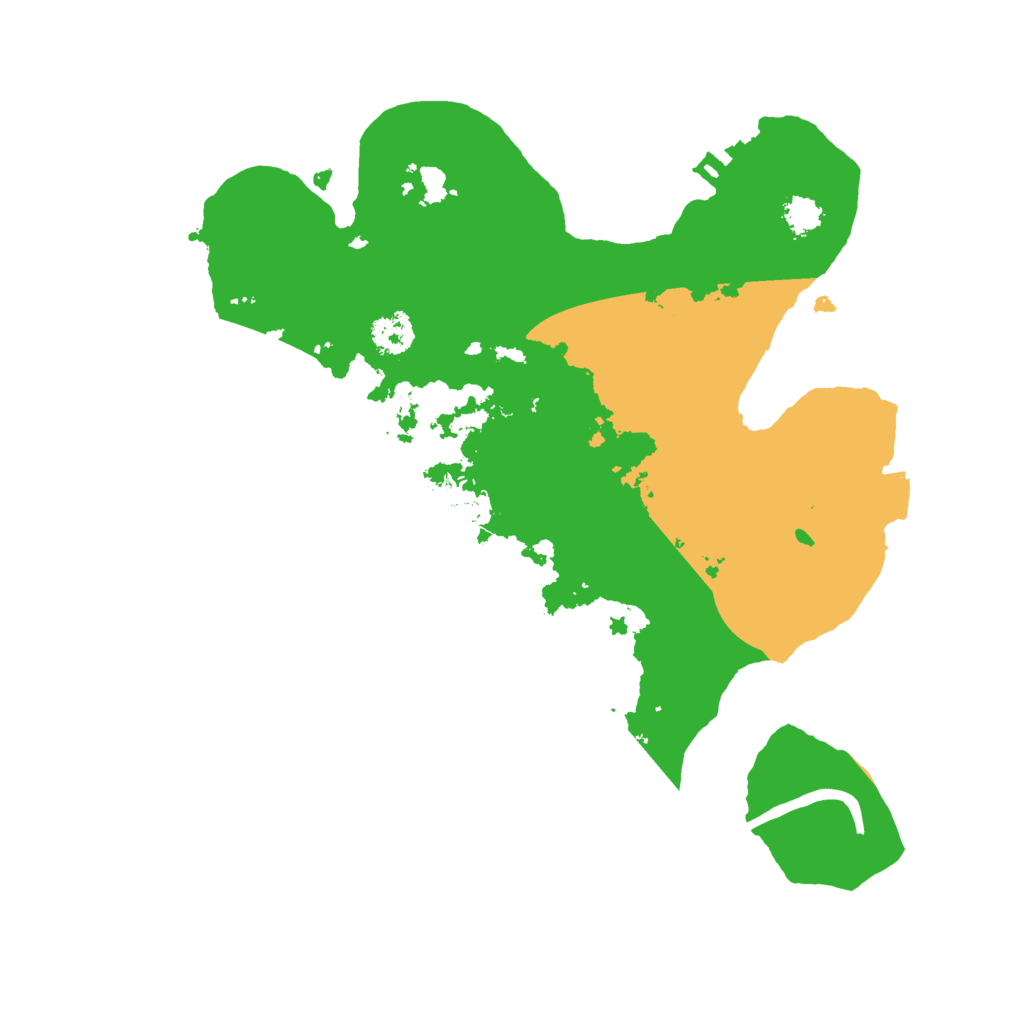Biome Rust Map: Procedural Map, Size: 2500, Seed: 352177425