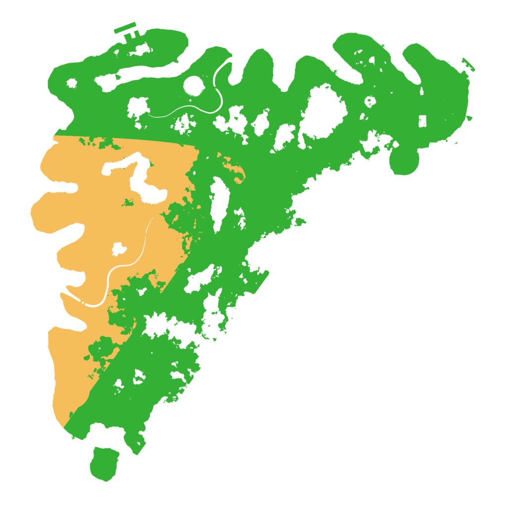 Biome Rust Map: Procedural Map, Size: 4500, Seed: 1445419096