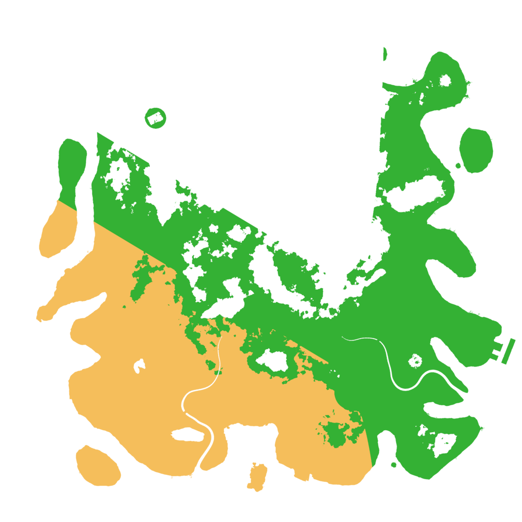 Biome Rust Map: Procedural Map, Size: 4000, Seed: 19850709