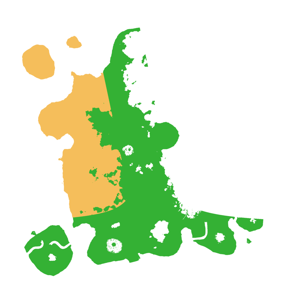 Biome Rust Map: Procedural Map, Size: 3000, Seed: 88622